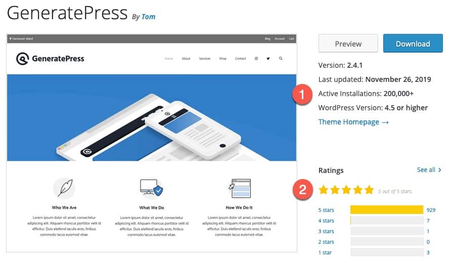 GeneratePress Theme - Create an awesome Landing page using WordPress in just 15mins - Illustrated Guide Feb 2020