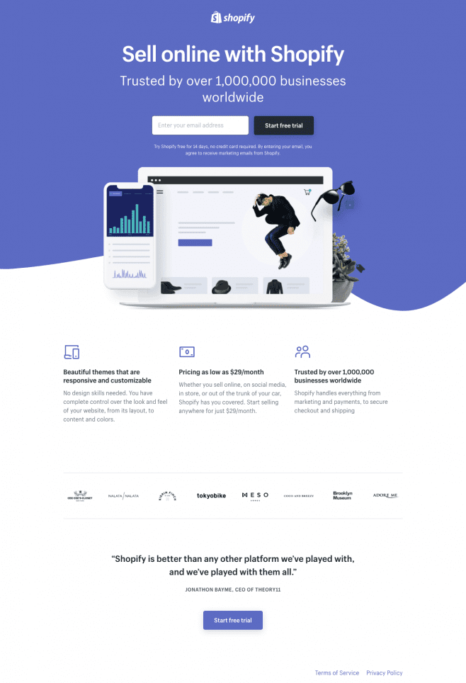 Shopify Landing page - Create an awesome Landing page using WordPress in just 15mins - Illustrated Guide Feb 2020