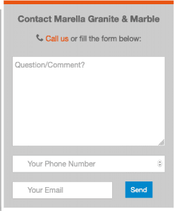 compelling contact forms - Landing Page Web Design