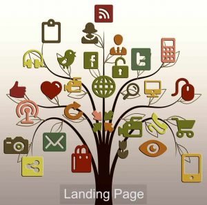 social media to landing page - Landing Page Web Design