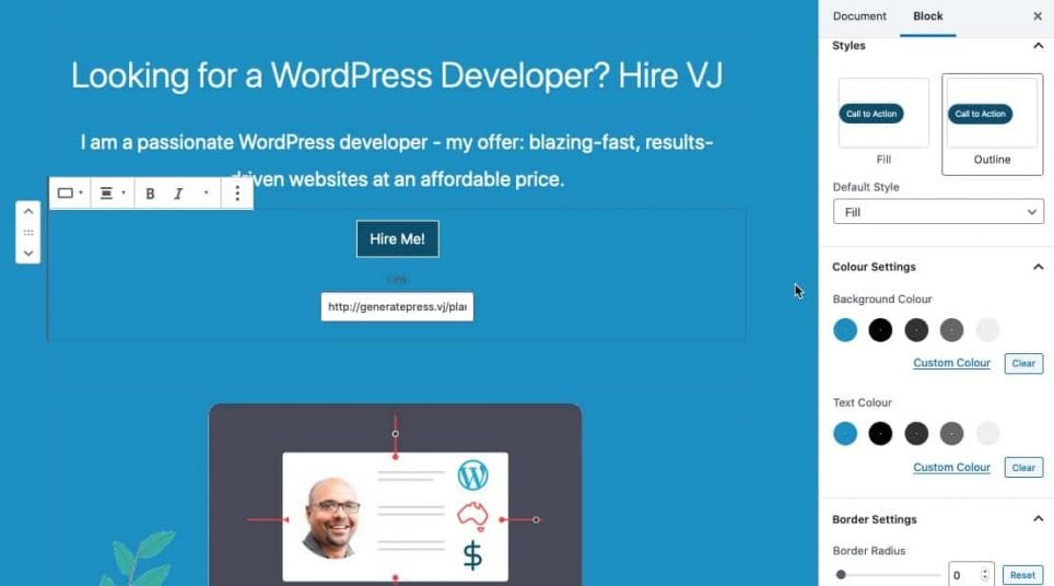 wordpress add button - Create an awesome Landing page using WordPress in just 15mins - Illustrated Guide Feb 2020