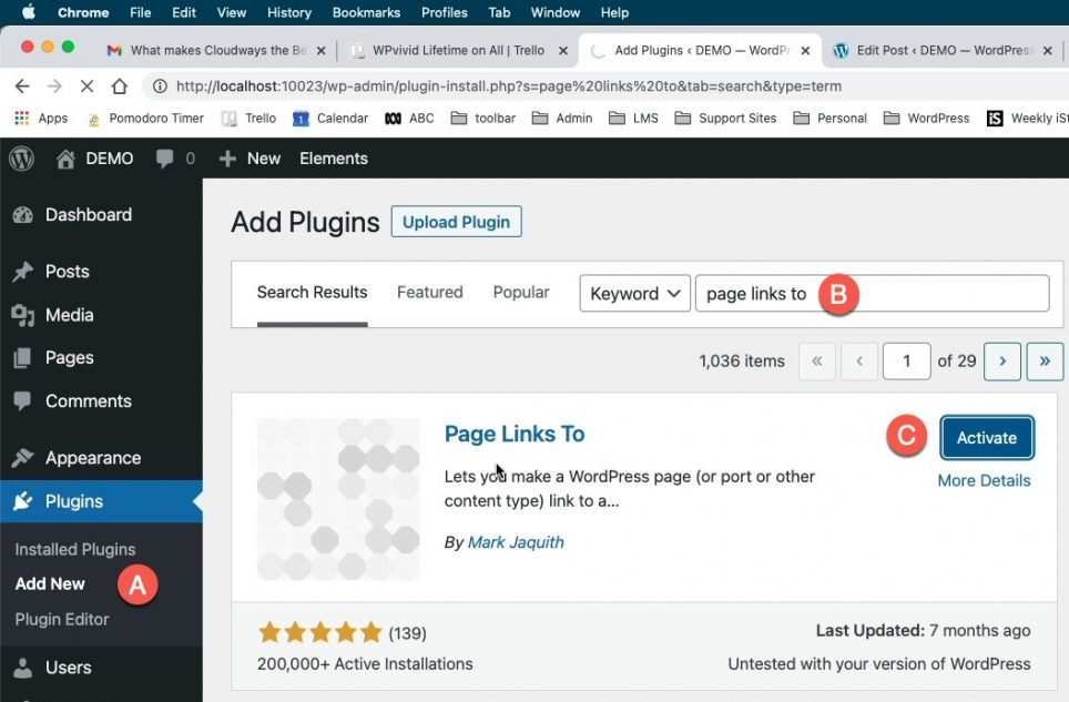 Install-activate-page-links-to-plugin