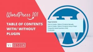 How to create a Table Of Contents (TOC) in WordPress with or without plugin
