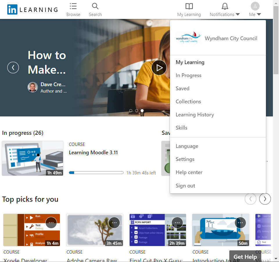 How to access the free LinkedIn Learning for libraries?