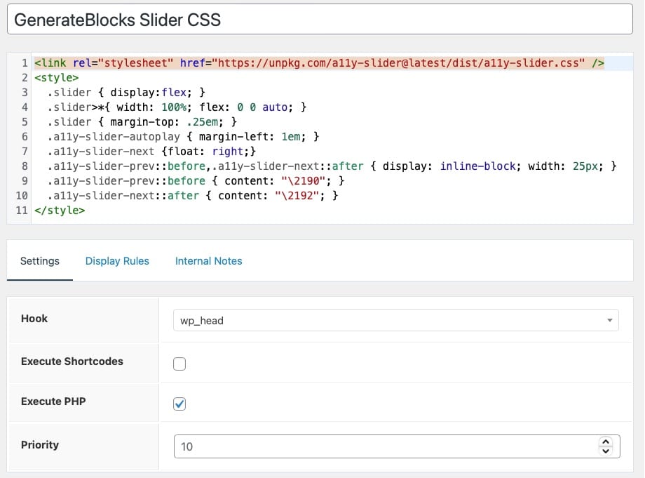 generateblocks slider css - GenerateBlocks Slider - Lightweight and Accessible
