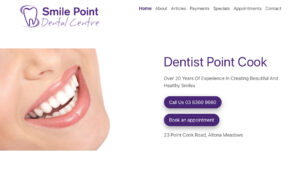 smilepoint dental - Web Design Australia